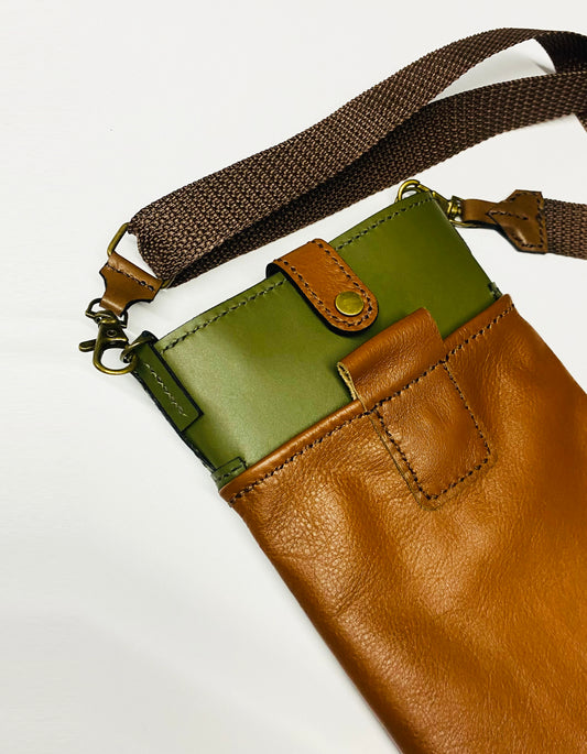 Ladies Pocket Bag, Handmade Hand-Stitched