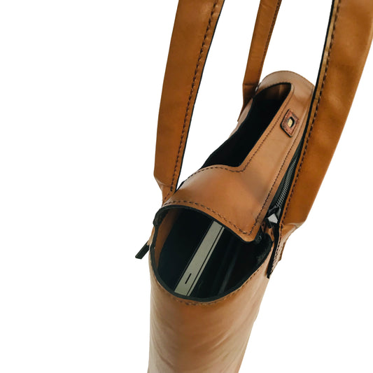 ladies handmade leather bag