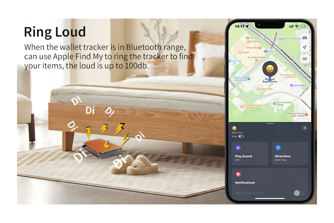 Smart card GPS tracker