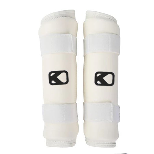 Arm and Shin Protectors Guard Shin protector For Taekwondo Martial Arts Pu Leather White Protector taekwondo arm guard shin guard