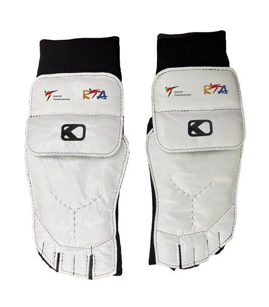 Taekwondo Foot Protector, Leather Sparring, Foot Guard, Protective Foot Gear for Men Women Kids