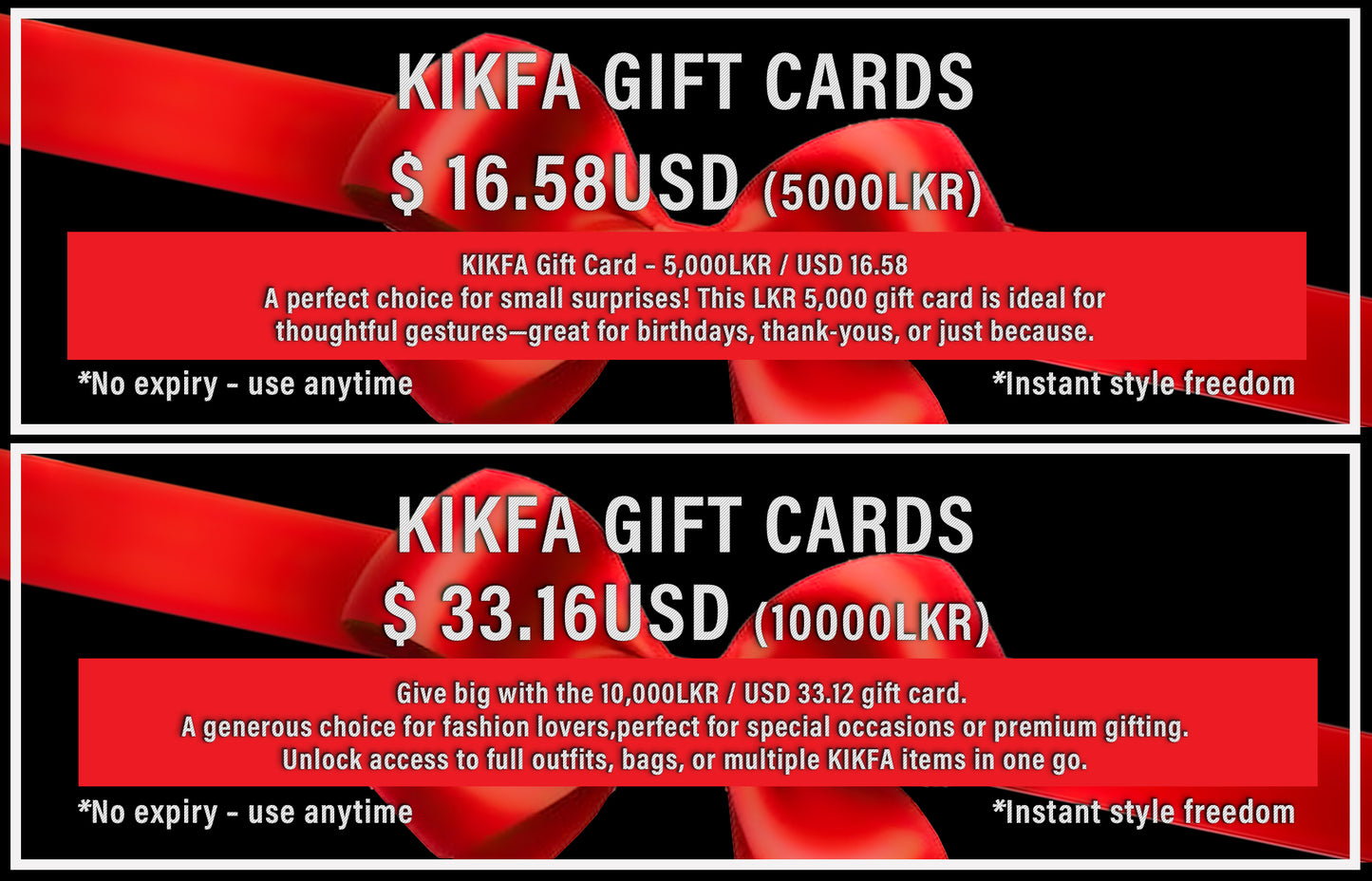 KIKFA GIFT CARD