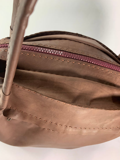 Luna hand Bag, pure leather, Handmade Hand-Stitched