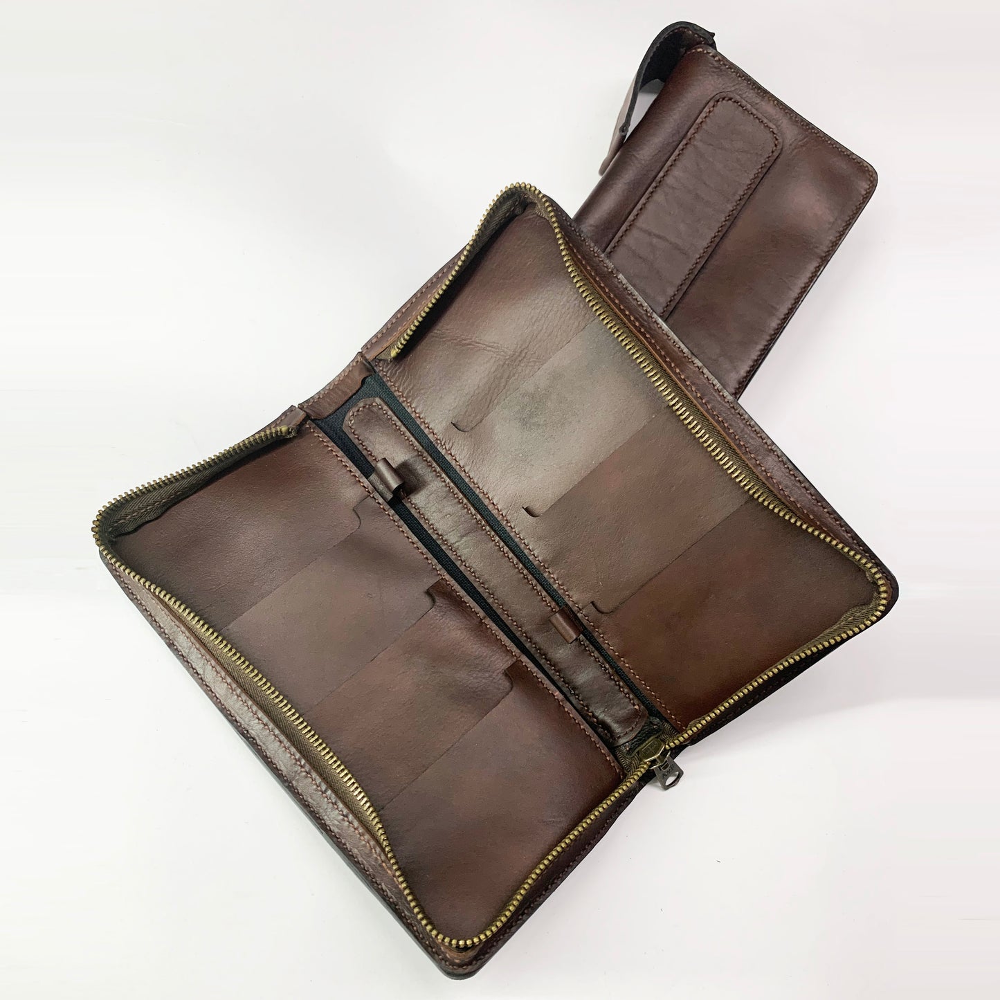 passport family pouch, Handmade Hand-Stitched