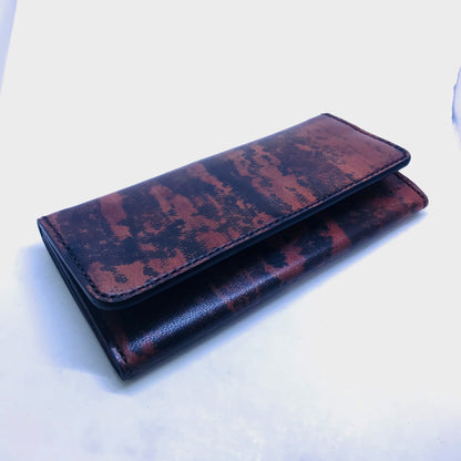 python print AVA wallet, Handmade Hand-Stitched