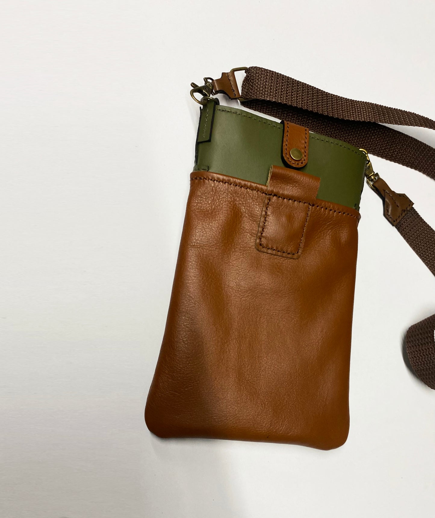 Ladies Pocket Bag, Handmade Hand-Stitched