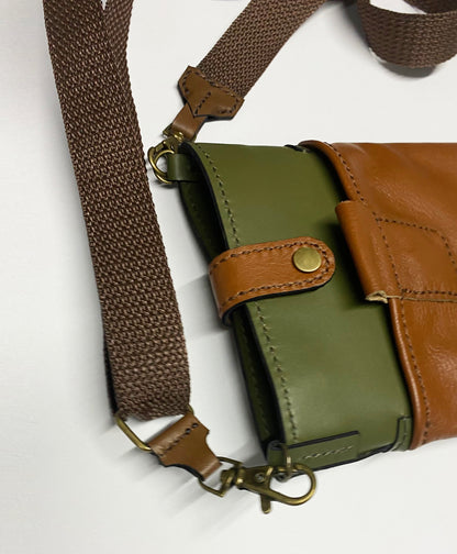 Ladies Pocket Bag, Handmade Hand-Stitched