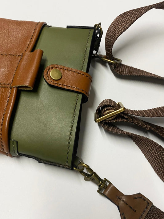 Ladies Pocket Bag, Handmade Hand-Stitched
