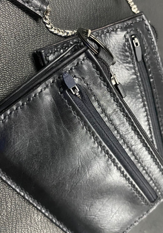 ChainLine PocketGuard wallet, Handmade Hand-Stitched