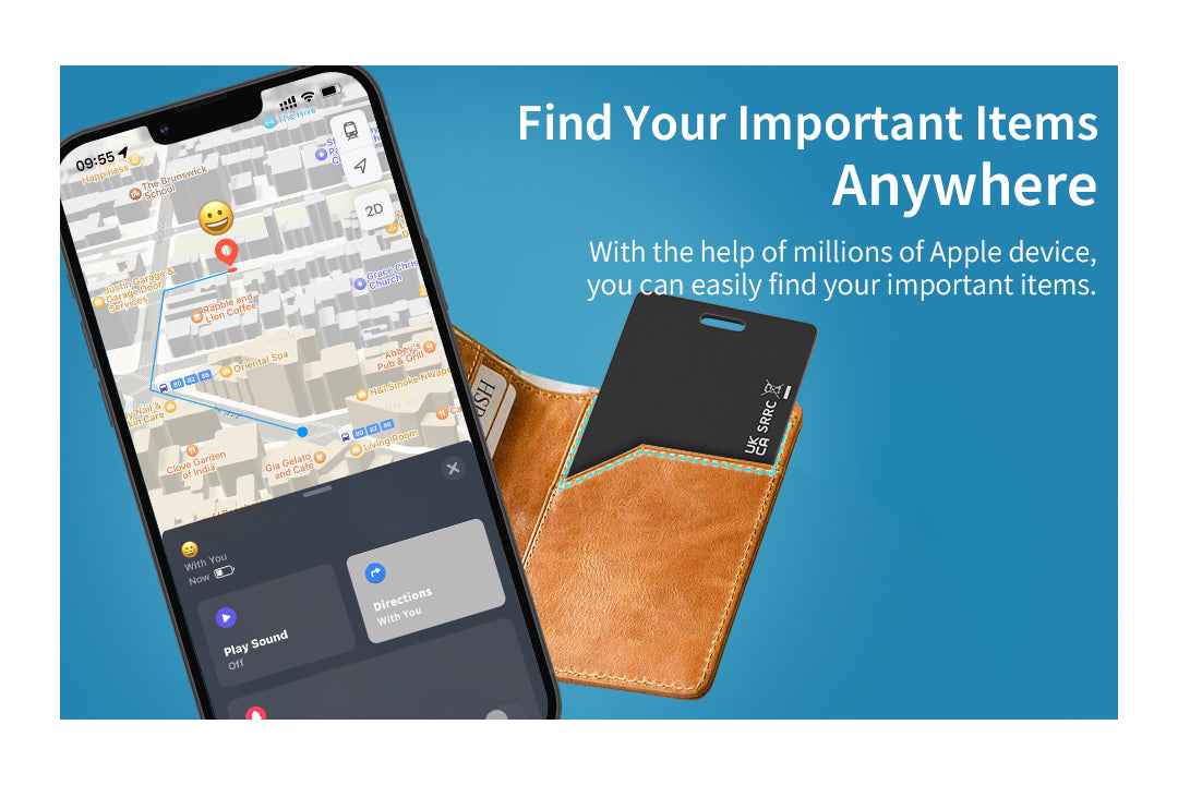 Smart card GPS tracker