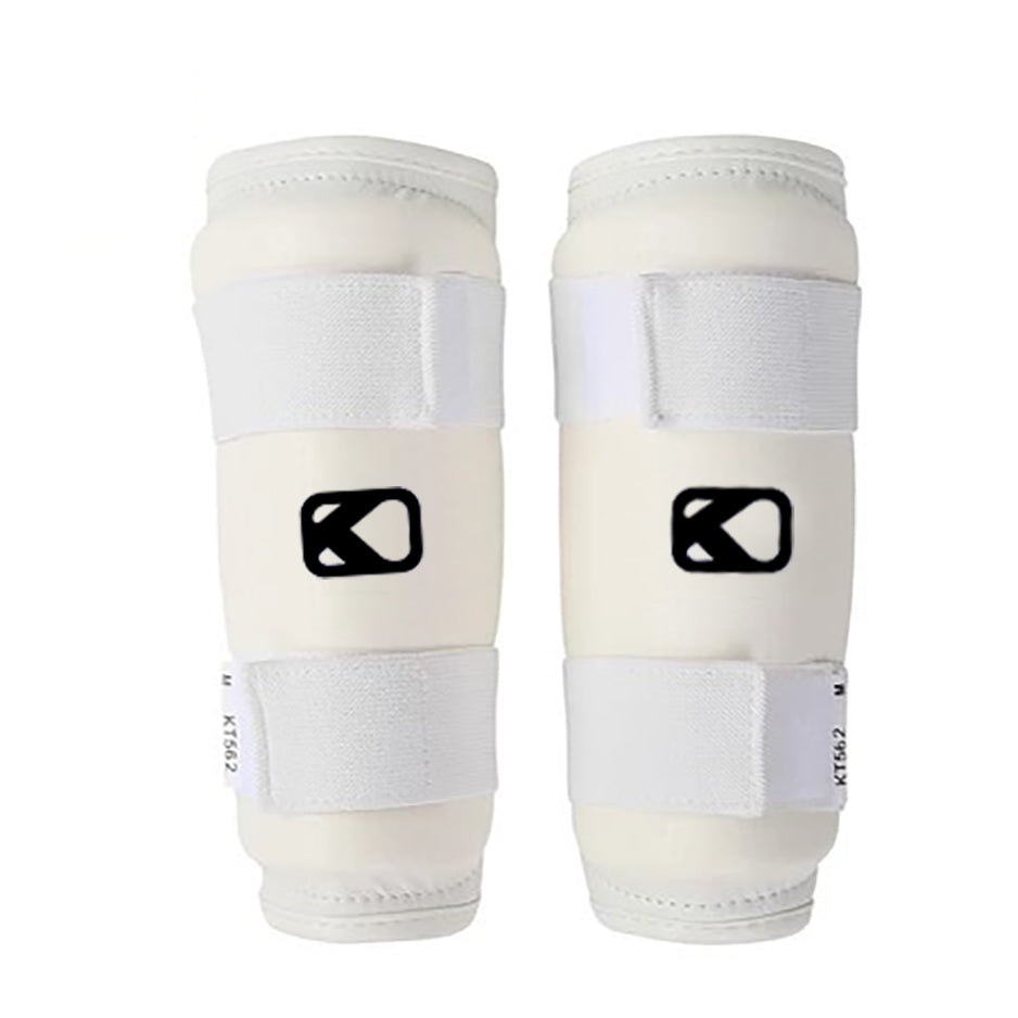 Arm and Shin Protectors Guard Shin protector For Taekwondo Martial Arts Pu Leather White Protector taekwondo arm guard shin guard