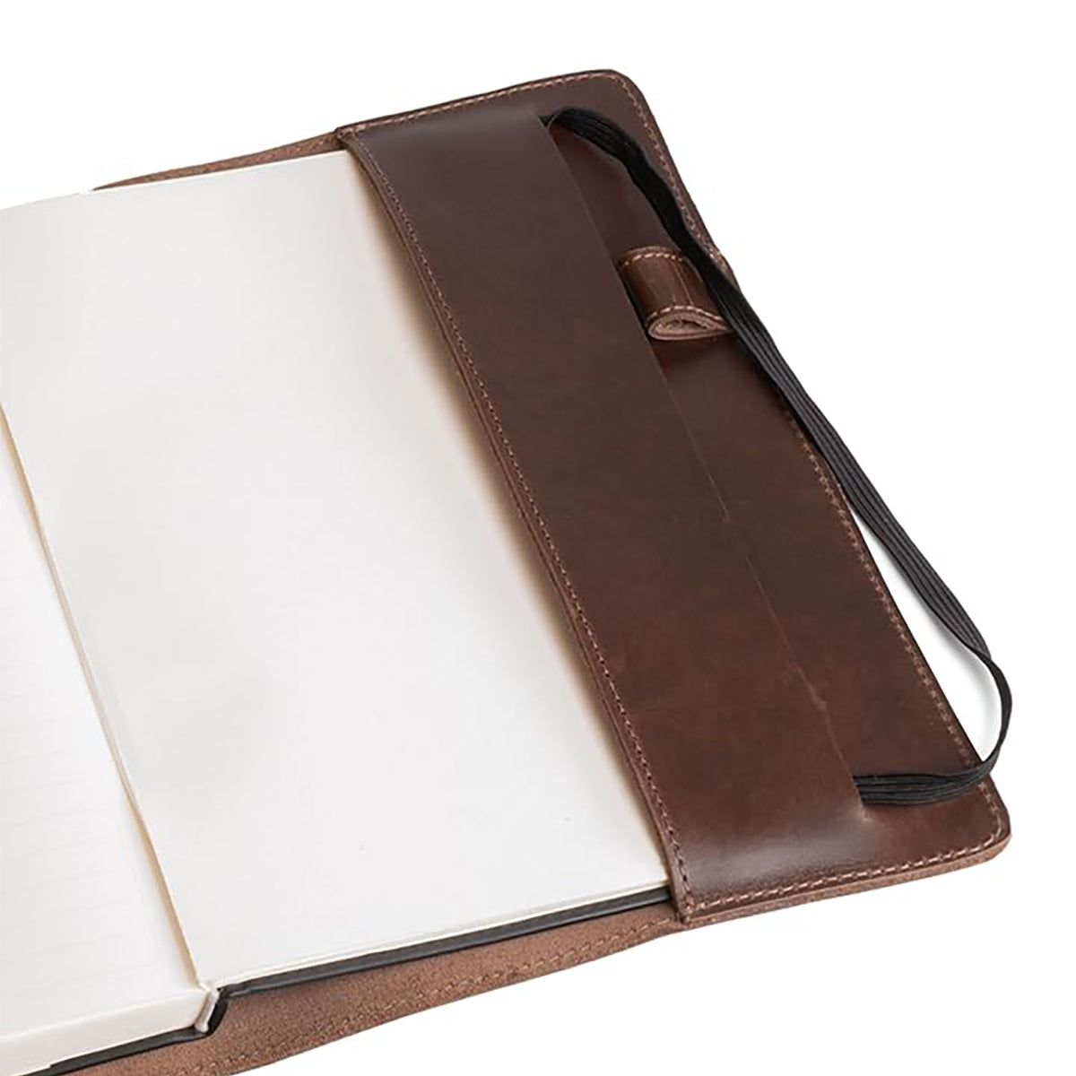 Journal Leather covered, handmade - Hand stitched ( L: 22.5cm x W: 16cm x D: 1.8cm)