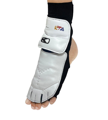 Taekwondo Foot Protector, Leather Sparring, Foot Guard, Protective Foot Gear for Men Women Kids