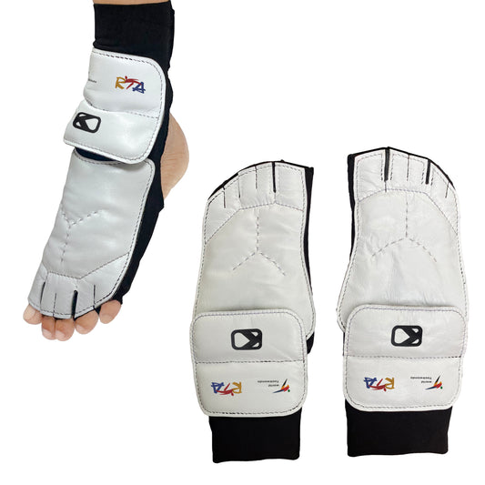 Taekwondo Foot Protector, Leather Sparring, Foot Guard, Protective Foot Gear for Men Women Kids