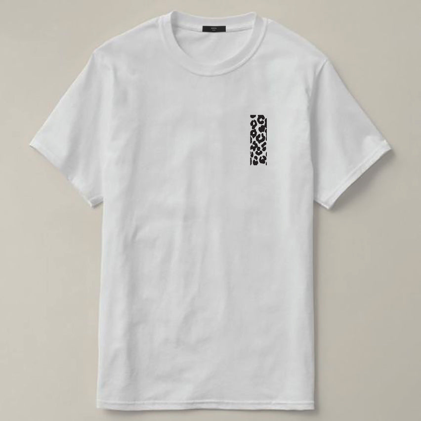 WildLAB White WHITE animal skin printed tee