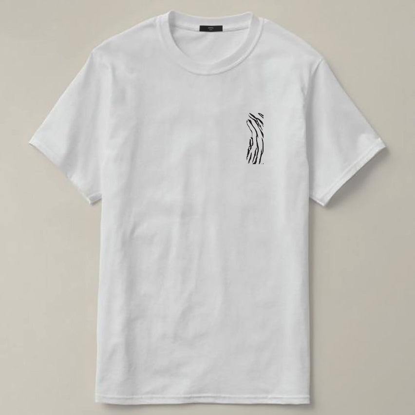 WildLAB White WHITE animal skin printed tee