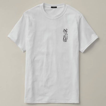 WildLAB White WHITE animal skin printed tee