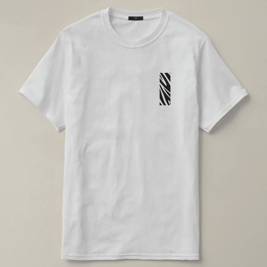 WildLAB White WHITE animal skin printed tee