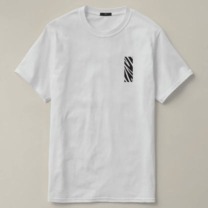 WildLAB White WHITE animal skin printed tee