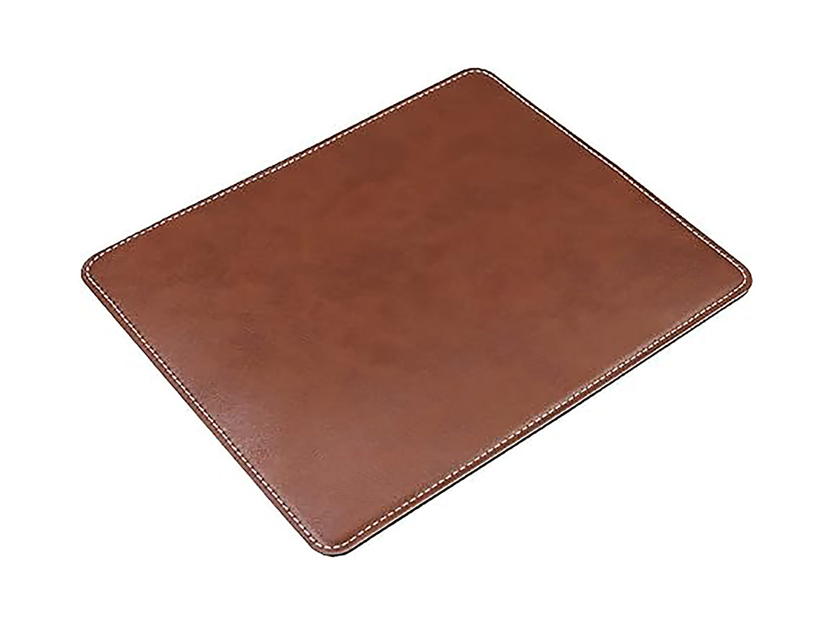 Leather Mouse Pad, Handmade - Hand Stitched