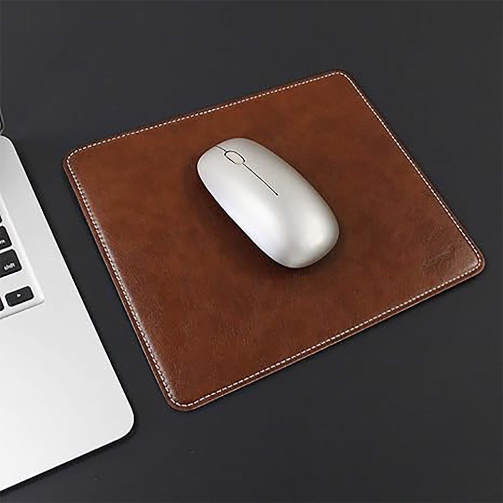 Leather Mouse Pad, Handmade - Hand Stitched